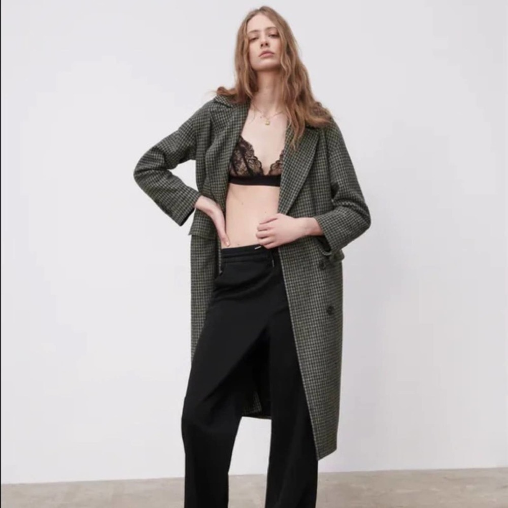 NWT HOUNDSTOOTH ZARA COAT